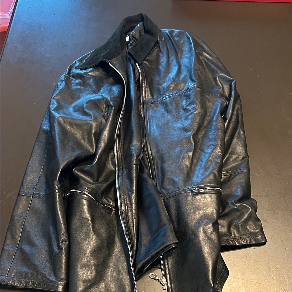 Giotto Black Leather Jacket